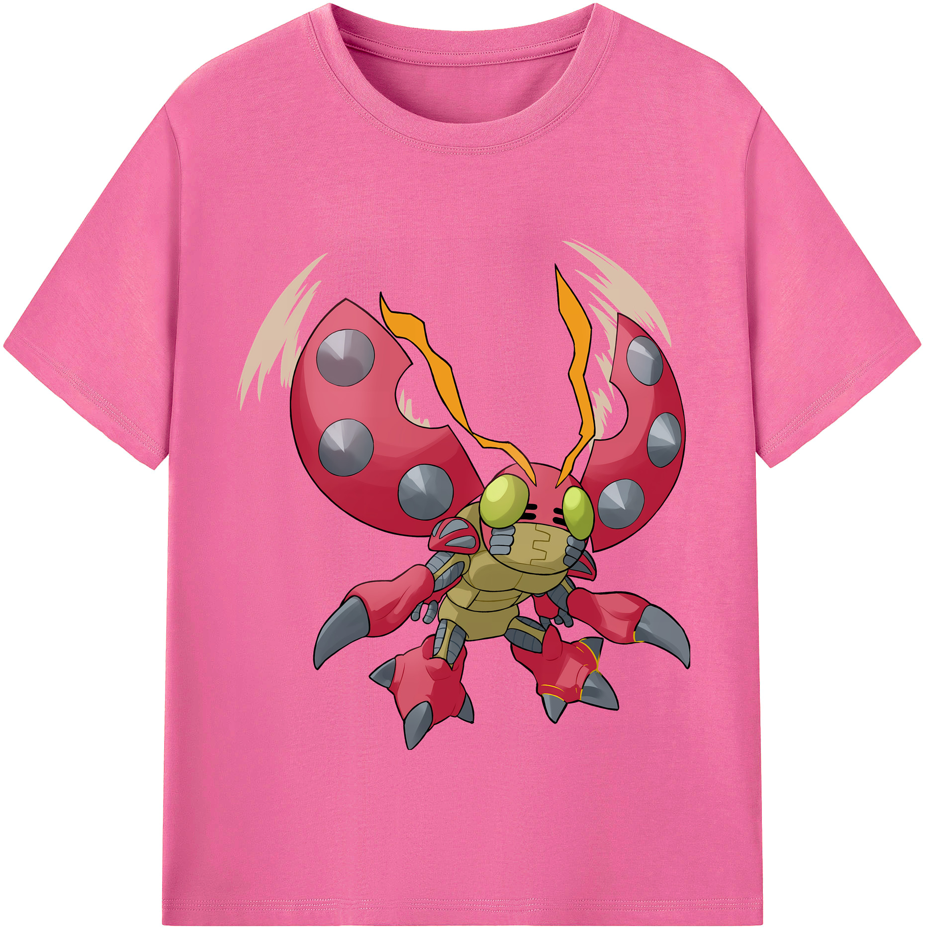 （画像用） Digimon デジタルモンスター/デジモン レディースカジュアルプリントTシャツ（綿100％）